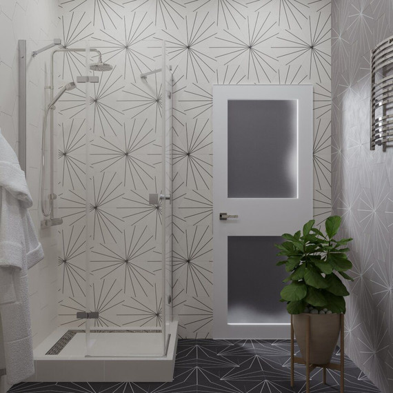 Душевое ограждение Triton Дельта 90x90 см, хром/прозрачное фото 5