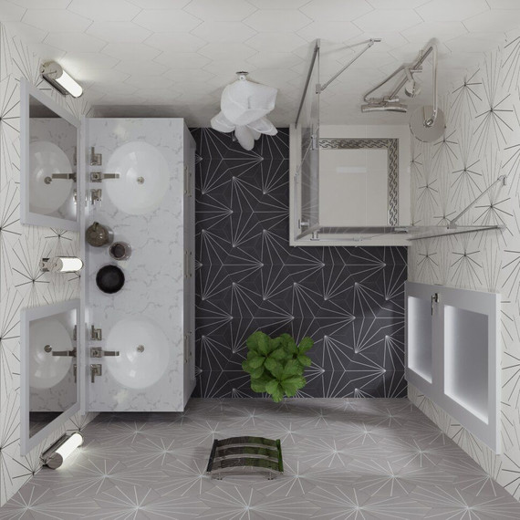 Душевое ограждение Triton Дельта 90x90 см, хром/прозрачное фото 7