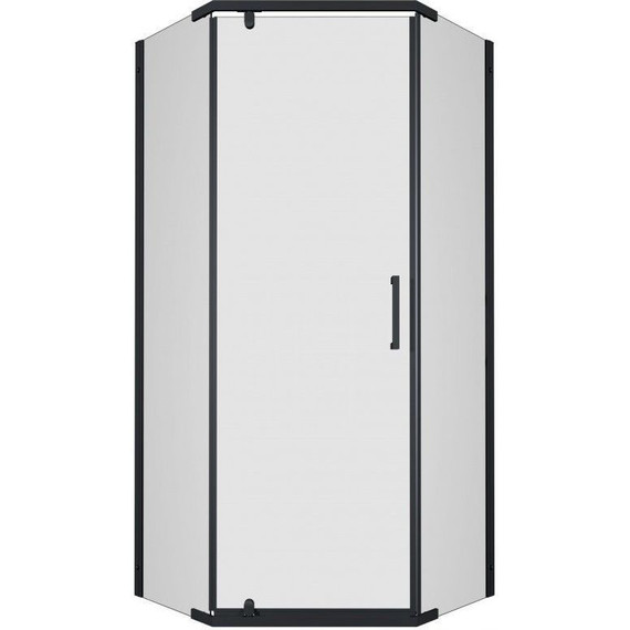 Душевое ограждение Triton Дека 90x90 см, чёрный/прозрачное фото 