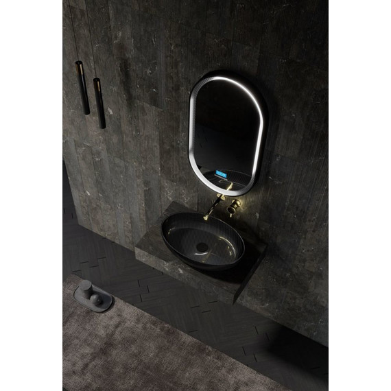 Раковина-чаша Abber Karbon 60 см AK2041, чёрный фото 2