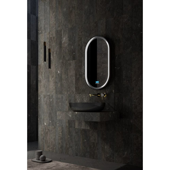 Раковина-чаша Abber Karbon 60 см AK2041, чёрный фото 3