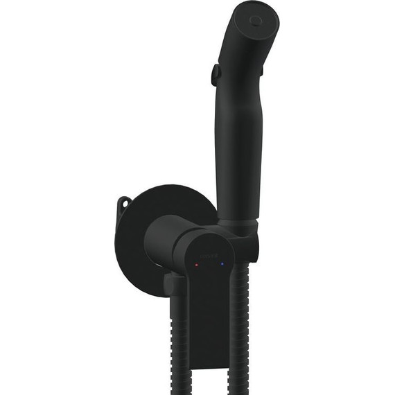 Набор для гигиенического душа Cersanit Brasko A64103, чёрный матовый фото 5