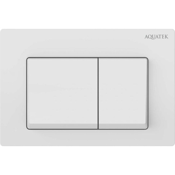 Кнопка смыва Aquatek Small TDI-0000004, белый фото 
