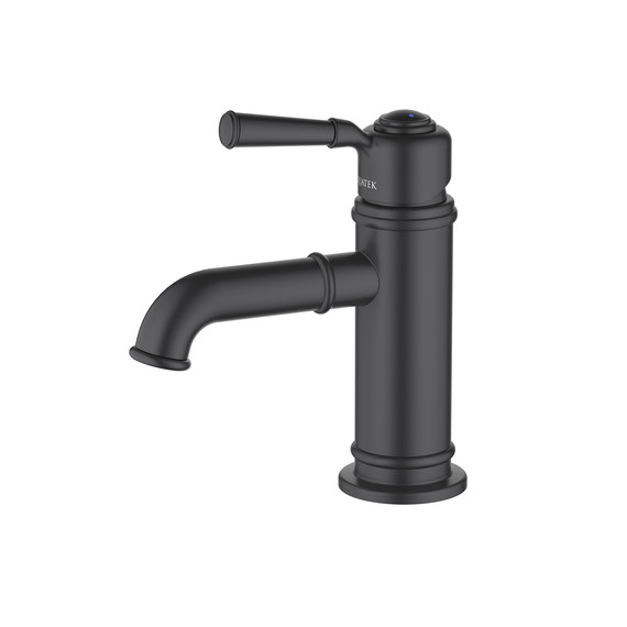 Смеситель для раковины Aquatek Классик AQ1510MB, чёрный матовый, Цвет производителя: чёрный матовый фото 