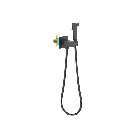 Гигиенический душ Aquatek Лира AQ1025MB (со скрытой частью) чёрный матовый фото 
