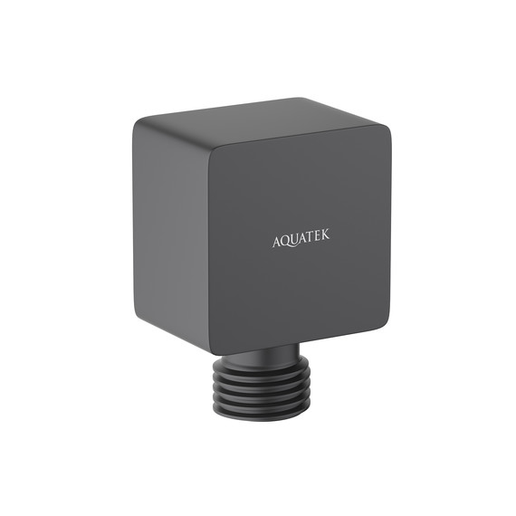 Шланговое подсоединение Aquatek AQ2459MB, чёрный матовый фото 