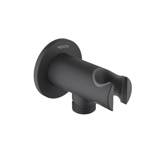 Шланговое подсоединение Aquatek AQ2460MB, чёрный матовый фото 