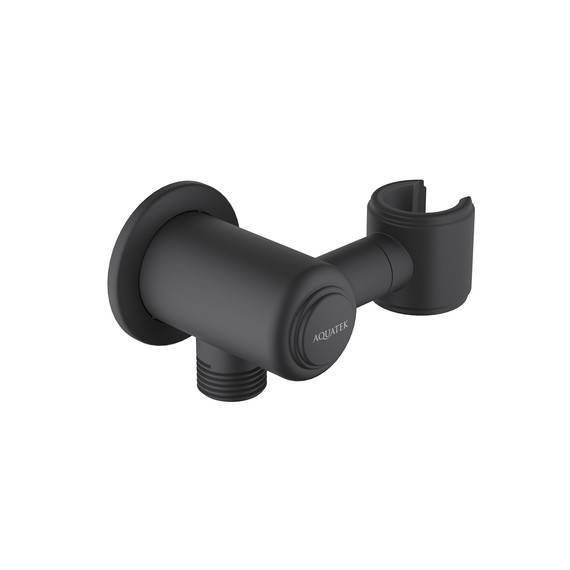 Шланговое подсоединение Aquatek Классик AQ2462MB, чёрный матовый фото 