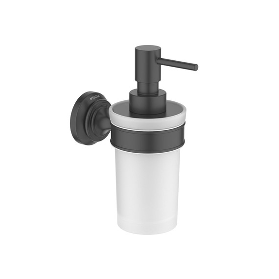 Дозатор для жидкого мыла Aquatek Классик AQ4505MB, цвет чёрный матовый фото 