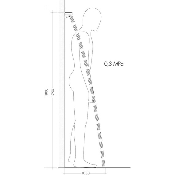 Верхний душ Hansgrohe Rainfinity 500x80 мм 26243700, белый фото 10