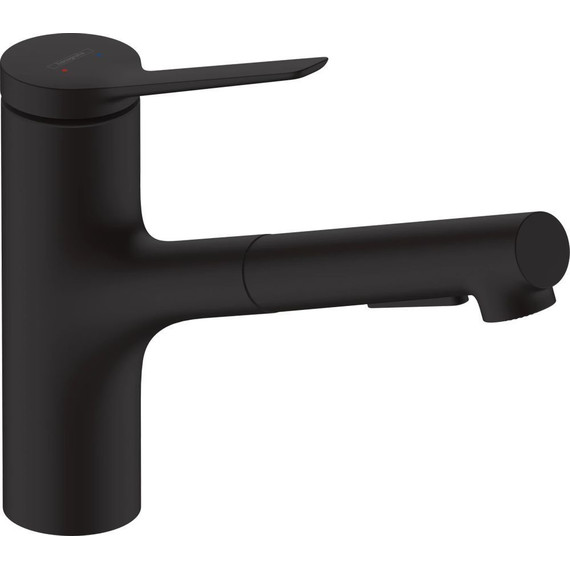 Смеситель для кухни Hansgrohe Zesis M33 74800670, чёрный матовый фото 