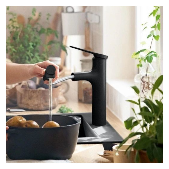 Смеситель для кухни Hansgrohe Zesis M33 74801670, чёрный матовый фото 5