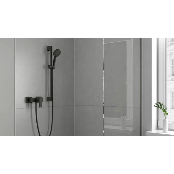 Душевой гарнитур Hansgrohe Vernis Blend 26422670, чёрный матовый фото 2