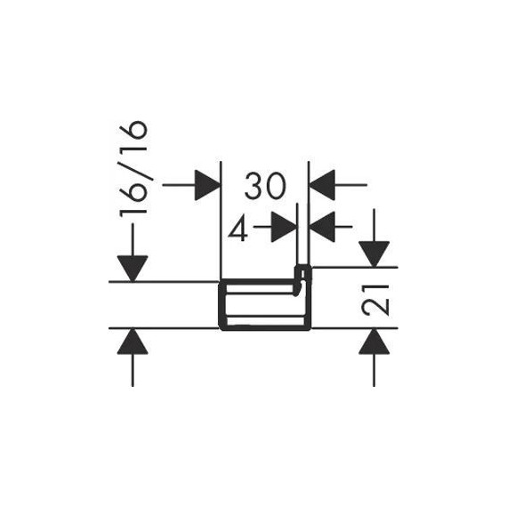 Крючок Hansgrohe AddStoris 41742000 фото 2