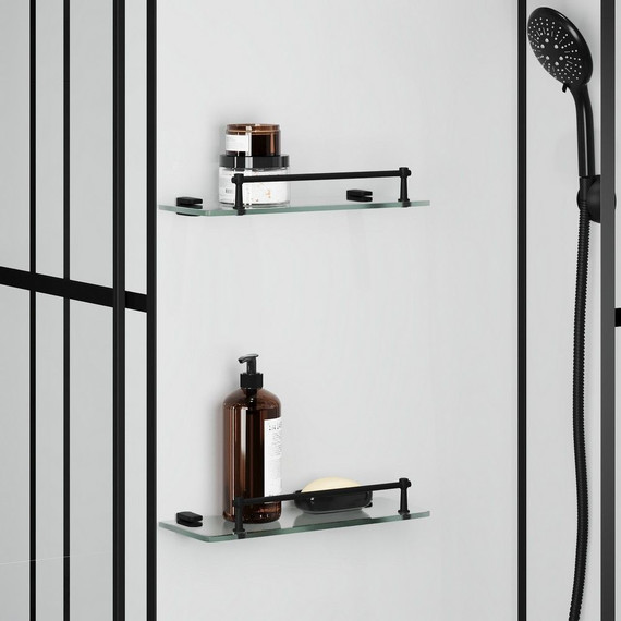 Душевая кабина Niagara Standart 100x100 см R ST100/15QR/KL/BKT, чёрный/прозрачное фото 5