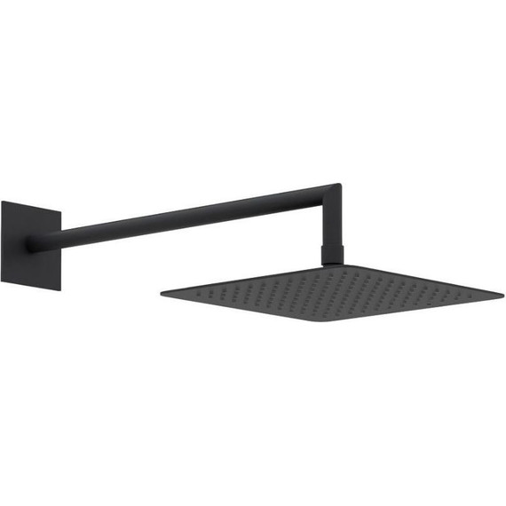 Душевая система для душа Cezares PORTA-DSIPQ-25-NOP (верхний душ 250x250 мм) чёрный матовый, Цвет производителя: чёрный матовый фото 3