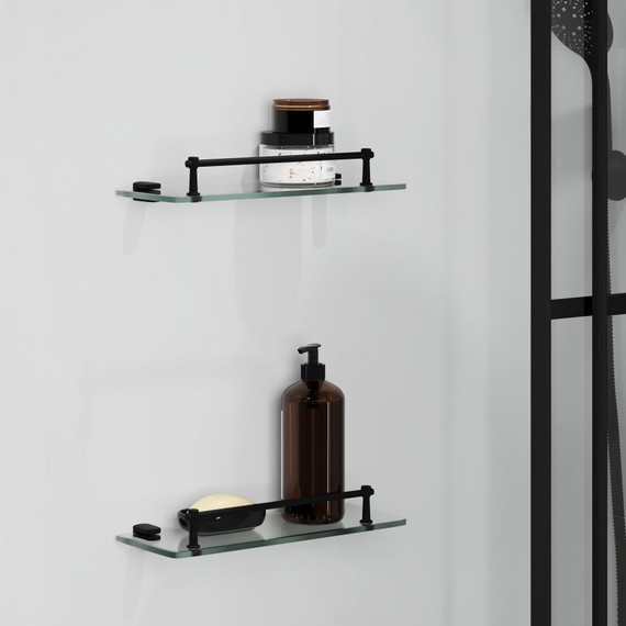 Душевая кабина Niagara Standart 100x80 см R ST100/80/15QR/KL/BKT, чёрный/прозрачное фото 7