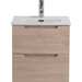 Тумба подвесная с раковиной BelBagno ETNA-500-2C-SO-RG 50 см (раковина BB500ETL) Rovere Grigio, Цвет фасада: Rovere Grigio фото 