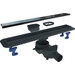 Трап Belbagno Luce 90 см BB-LD-LUCE-90-NERO, черный матовый (под плитку), Цвет производителя: чёрный матовый, Размер трапа: 850 фото 