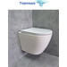 Унитаз подвесной CeramaLux Rimless TR2196 с крышкой микролифт (Система смыва торнадо) фото 