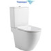 Унитаз-компакт безободковый Aquatek Европа AQ2903T-00 с тонкой крышкой микролифт (система смыва Торнадо) фото 