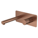 Смеситель для раковины настенный Boheme Stick 125-BRB.4 (со скрытой частью) брашированная бронза, Цвет производителя: бронза брашированная фото 