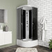 Душевая кабина Niagara Eco 80x80 см E80/26/TN (безсиликоновая сборка) хром/тонированное фото 