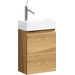 Тумба подвесная с раковиной Aqwella Леон-МР 40 см Ln-MP.01.04/DS, дуб сонома, Цвет фасада: светлое дерево фото 