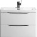 Тумба подвесная с раковиной BelBagno ANCONA-N-600-2C-SO-BL 60 см, белый, Цвет фасада: Bianco Lucido фото 
