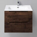 Тумба подвесная с раковиной BelBagno ETNA39-500/390-2C-SO-RW-P 50 см, Rovere Moro, Цвет фасада: Rovere Moro фото 