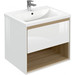 Тумба подвесная с раковиной Cersanit Louna 60 см SZ-LOU-CO60/Wh фото 