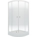 Душевое ограждение Triton Лайт А 90х90 см, белый/матовое фото 