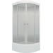 Душевая кабина Triton Лайт В ДН4 100х100 см, белый/матовое фото 