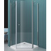 Душевое ограждение BelBagno 90х90 см ETNA-P-1-90-C-Cr, хром/прозрачное фото 
