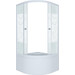 Душевое ограждение Triton Стандарт Б1 Аква Узоры 90х90 см, белый/узор фото 