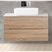 Тумба подвесная со столешницей BelBagno ETNA-900-2C-SO-WO-P 90 см, Rovere Bianco/Bianco Opaco, Цвет фасада: Rovere Bianco фото 