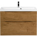 Тумба подвесная с раковиной BelBagno MARINO-H60-900-2C-SO-RN-P 90 см, Rovere Nature фото 