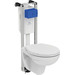 Инсталляция Ideal Standard Prosys Eco Frame M с подвесным унитазом Eurovit Rimless W660101 фото 