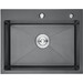 Кухонная мойка Gerhans K36045B 1 мм, PVD графит, Цвет производителя: графит фото 
