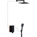Душевая система для душа AQG Bold EC205 19BOLEC20905, черный матовый фото 