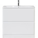 Тумба напольная с раковиной BelBagno ALBANO-700-2C-PIA-BL 70 см, Bianco Lucido фото 