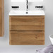 Тумба подвесная с раковиной BelBagno ALBANO-700-2C-SO-RR 70 см, Rovere Rustico, Цвет фасада: Rovere Rustico фото 