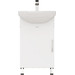 Тумба напольная с раковиной Mirsant Оптима 50 см, белый фото 