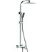 Душевая стойка с термостатом Gappo G2407-50, белый/хром фото 
