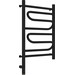 Полотенцесушитель электрический Сунержа Элегия 3.0 П8 600x400 мм 31-5818-6040 L, чёрный матовый фото 