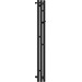 Полотенцесушитель электрический Сунержа Терция 3.0 П3 1200x106 мм L 15-5844-1211, тёмный титан муар, Цвет производителя: чёрный фото 
