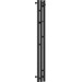Полотенцесушитель электрический Сунержа Терция 3.0 П3 1200x106 мм R 15-5845-1211, тёмный титан муар, Цвет производителя: чёрный фото 