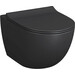 Унитаз подвесной безободковый Vitra Sento 7748B083-0101, чёрный матовый, Цвет производителя: чёрный матовый фото 